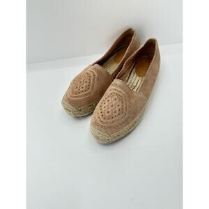UGG Heidi Perf Flats Shoes Espadrilles Suntan Pink Women's 9 Flats Platform